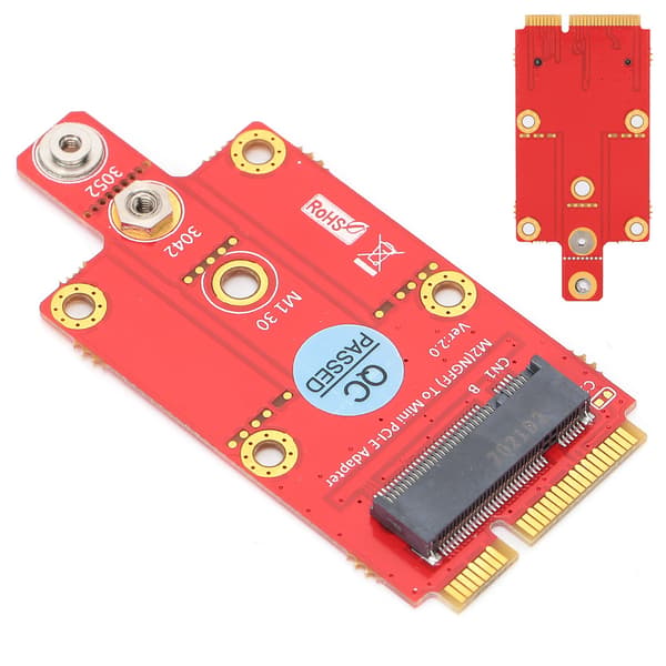 【NX】M.2 Key B til Mini PCIE Adapter Konverteringsmodul PC Bærbar Stasjonær Datamaskin Tilbehør