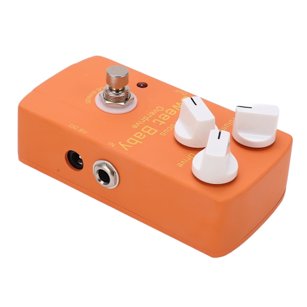 Overdrive Effect Low Gain Volym Drive Focus Knobs Elgitarr Monoblock Effector Pedal 5mA