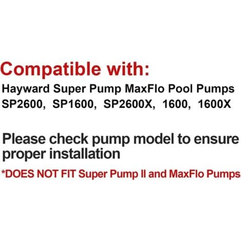 Hayward Superpump and Maxflo Pool Pump Seal Replacement Kit - High Quality Materials - Contents: 4 Specific Seals - Spx1600tra
