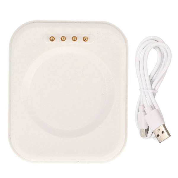 USB Magnetisk Laddningsstation Laddningsdocka Smart Watch USB-kabelladdare för Oppo Watch 2 3 3Pro White