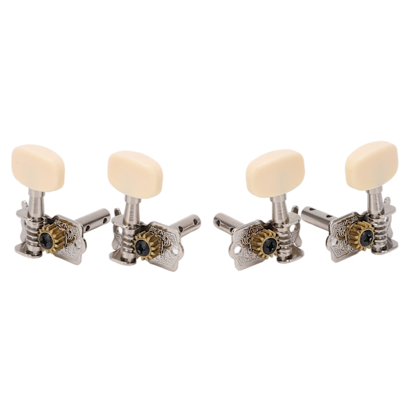 4 st Guitar String Tuning Peg 2 Hål 2 Vänster 2 Höger Tuner Key Machine Head Set Kit