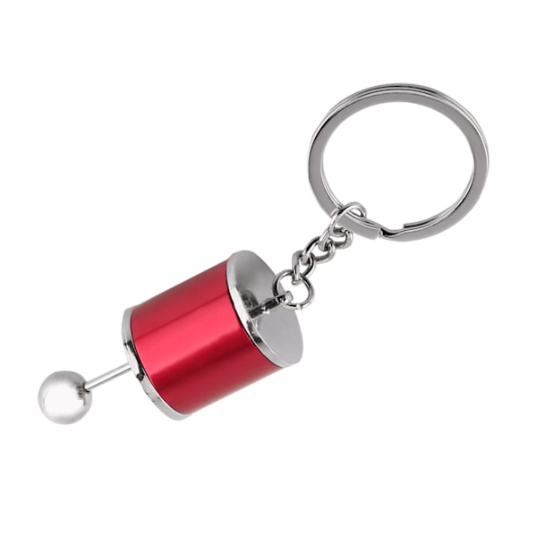 Auto Gear Shifter Model Nøglering Bil Shift Formet Metal Legering Nøgleringe (Rød)