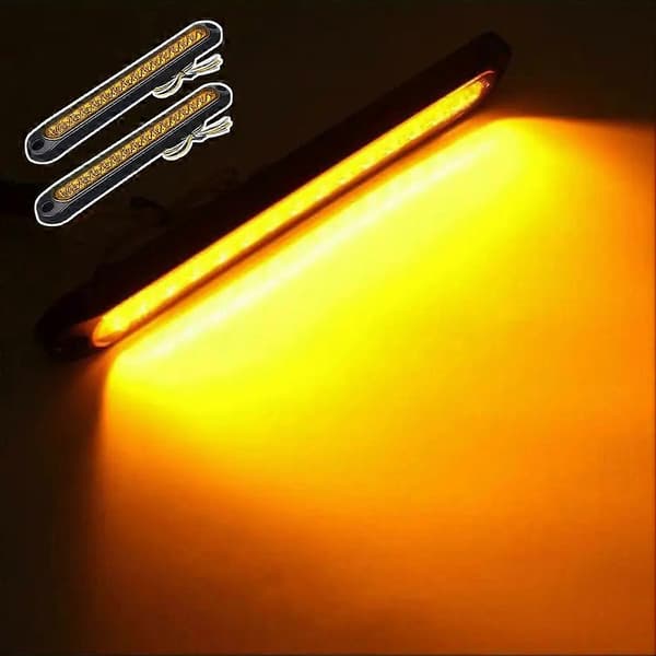 Yleiskäyttöinen 15 LED-jarruvalo helppoon asennukseen, autotarvikkeet Red 2pcs