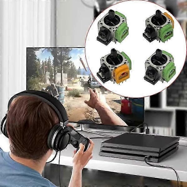 Højpræcisions justerbar Hall-joystick 2 stk til PS5