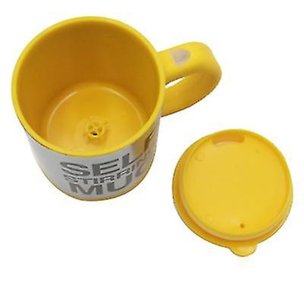 400ml Automatisk blandningskopp Kaffekopp Smart elektrisk blandningsmugg yellow