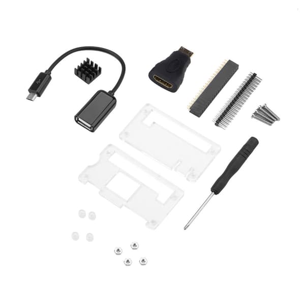 1 sett X Basic Suite Kit Tilbehør Kompatibel med Raspberry Pi Zero W /Zero