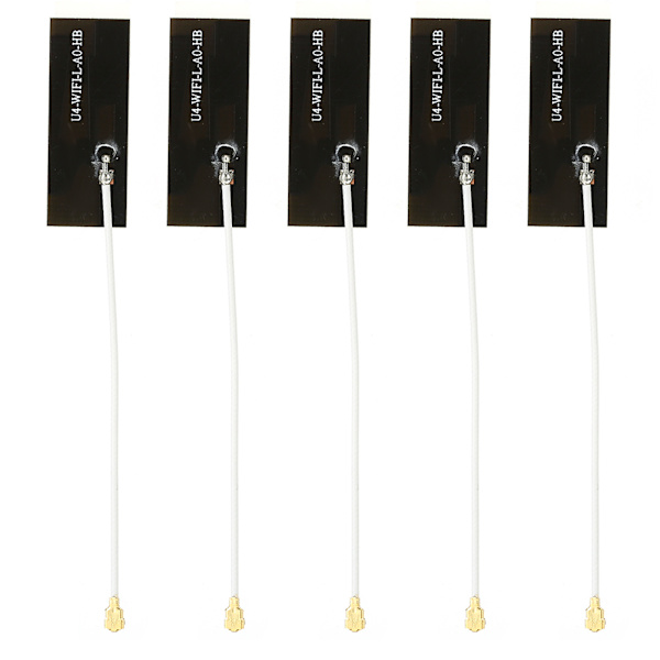 5 stk 2,4g 5G-antenne Indbygget WIFI-antenne til IPEX1-interface trådløst WIFI-kort