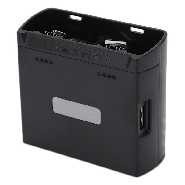 Toveis Batterilader Hub Smart Drone Batteri Tosidig Lader for DJI MINI 2 for MINI SE (Svart)