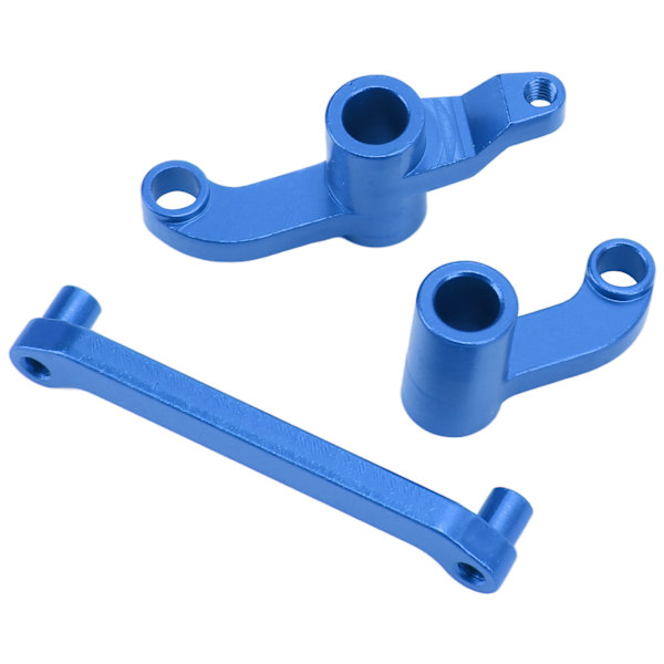 18109 Styrgruppssats i aluminiumlegering för HBX 18859E 18858E 18857E 1/18 RC-bil Blå