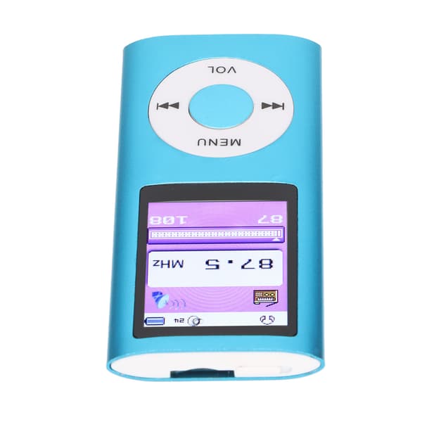 MP3-afspiller 1,8 tommer farveskærm Multifunktionel bærbar MP3-musikafspiller Blå