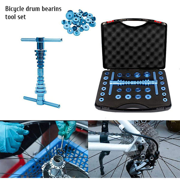 Cykellagerpressset Hjul Pivotpunkt Universal Nav Cykellagerpress Mjuk Svansramset Cykel Reparationsverktyg