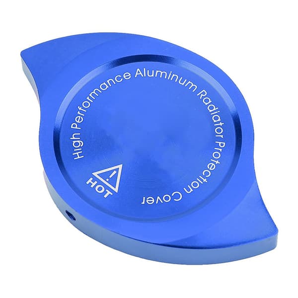 【NX】1 stk. Bilmodifikation Aluminiumshætte Dekorative Covers Blå