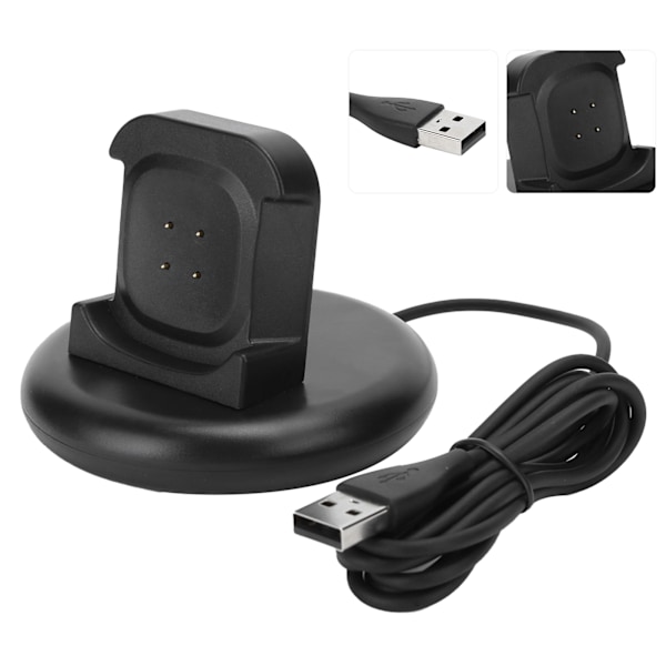 Mini Laddningsdocka för Fitbit Versa3/Sense Smart Watch Portable Charger Base Station
