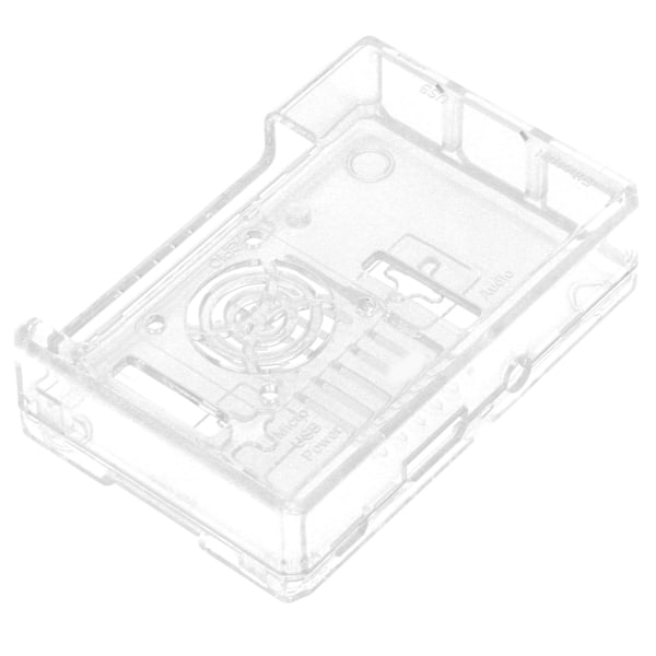 Transparent etui til Raspberry Pi ABS-beskyttelse Beskyttende gennemsigtigt kabinet til Raspberry Pi 3