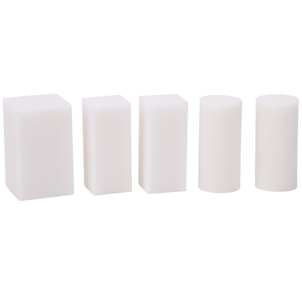 5 stk hvite gelé-gummi stempel carving blokker for håndverk DIY stempel gjør