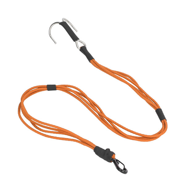 RC Crawler Kinetic Winch Strap Elastisk Rescue Drag Trailer Rep Strap med krokar för 1/10 1/8 RC Car Orange