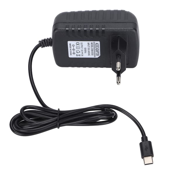 【NX】Strømadapter til Raspberry Pi 4 TypeC 5V 3A Overspændingsbeskyttelse Strømadapter 100-240V (EU-stik)