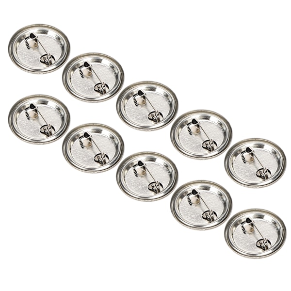 100 kpl Tyhjä Pin-Nappi Pyöreä Turvallisuusmerkki Embleemi Mitali Osia Tarvikkeita Käsityölahjoille Matkamuistoille 25 mm/1.0in