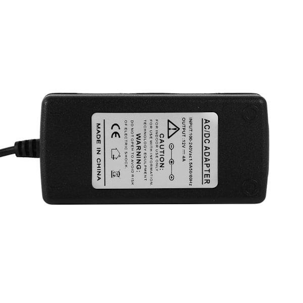 12V 4A 48W strömförsörjning AC till DC-adapter för 3528 5050 LED Strip Light LCD-skärm