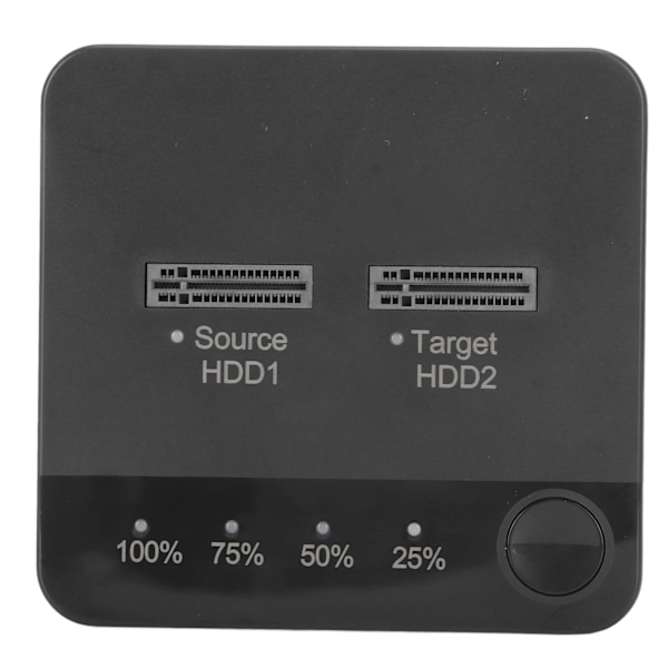 M.2 SSD Duplikator Dobbeltbugt 1 Gbps Højhastighed Offline Klon M.2 SATA SSD Dockningsstation til 2230 22242 2260 2280 22110
