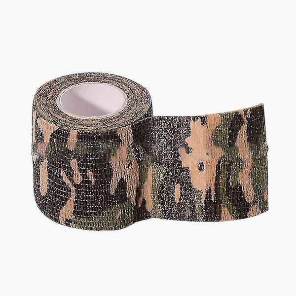 Elastisk utomhuskamouflage självhäftande bandage 7,5 cm x 4,5 m snökamouflage