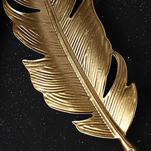 Enkla dekorativa prydnader Creative Gold Leaf heminredning