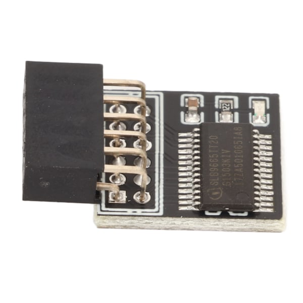 TPM 2.0-modul LPC-interface Stabil Høj sikkerhed Holdbart materiale 12-bens LPC-modul til bundkortcomputer