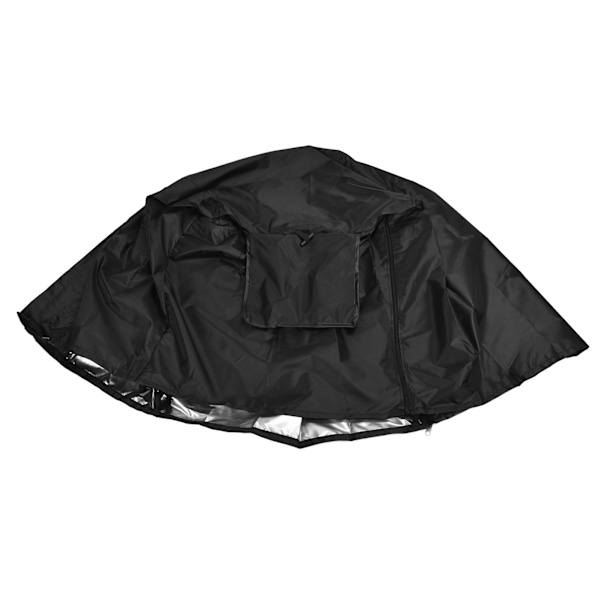 109x76x74cm Hundar Wire Crate Lock Vattentätt Dammtät Pet Bur Cover för inomhus utomhusskydd Svart