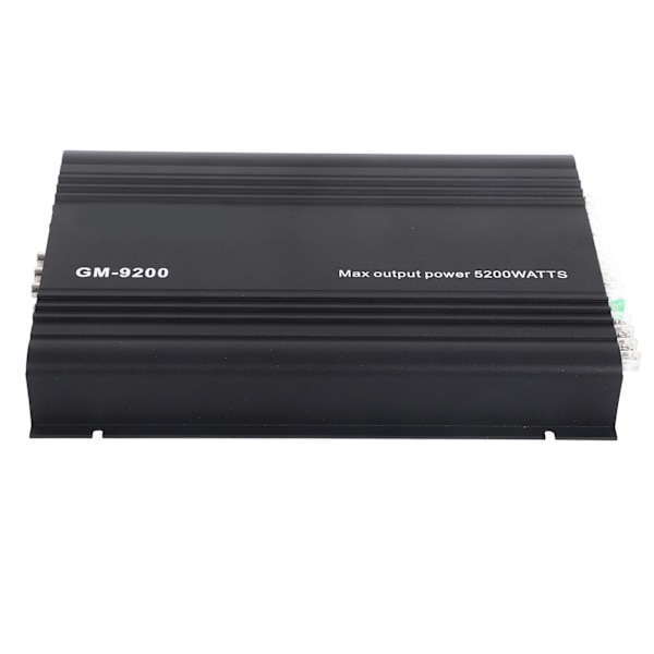 4x70W 4-kanavainen ääniefektvahvistin 12V musta alumiiniseos Auto Auto Hifi Stereo Amp