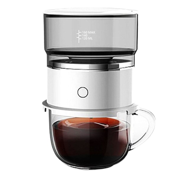 Hushållsbatteridriven Bärbar Automatisk Kaffebryggare Handhållen Droppkaffemaskin Companion Powder Kaffebryggare