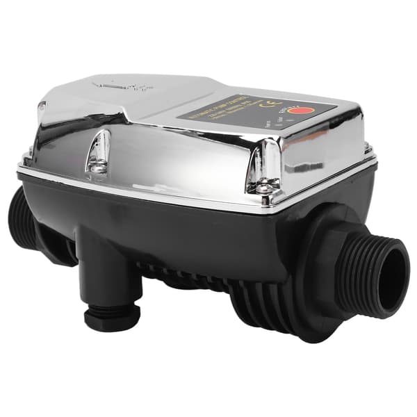 Vattenpumpskontroll Silver Vattentätt ABS-hus Intelligent automatisk 10A tryckomkopplarkontroll