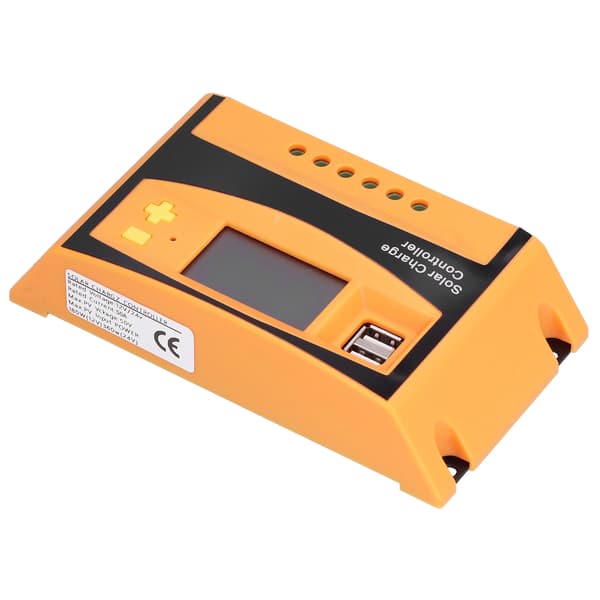 12V/24V Solcelleladeregulator Solcelleutladningsregulator Vanntett Fotovoltaisk Kontroller 50A
