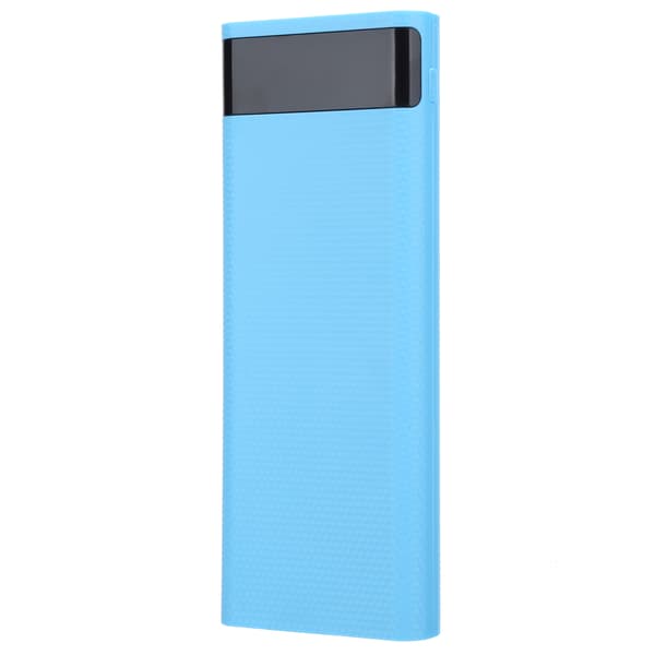 Hurtigopladningsversion 8x18650 Power Bank Case USB DIY Kit Shell Batteriholder Opladningsboks Blå