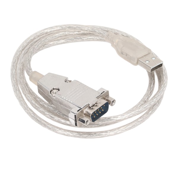 USB till seriell adapter 3,3 fot USB till RS232 hane 9pin DB9 seriell kabel för Windows 11 10 8 7 XP Vista 2000 98 för OS X 8 Silver