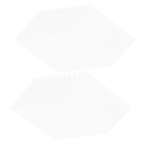 20 st Krympfilm Semitransparent frostad värmekrympbar handmålad gör-det-själv-ark 0,2 mm 2029#