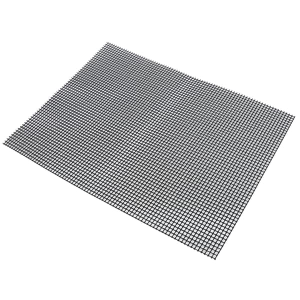 Fødevaregodkendt non-stick gitter Multifunktionel grillmåtte Kompatibel med udendørs grill (sort 30x40 cm)