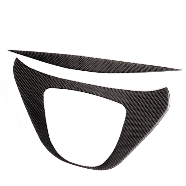 2-delt sett Myk ekte karbonfiber Senterkonsoll Girspak Multimedia Panel Trim Passform for Benz V-klasse 20152020