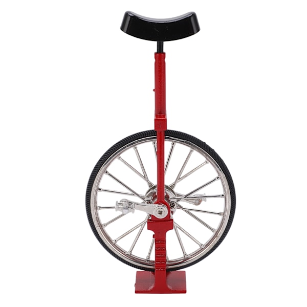 Enhjuling modell Simulerad livfull design Vacker utsökt texturerad legering mini enhjuls cykel prydnad leksak