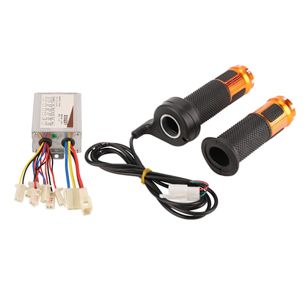 36V 350W Aluminiumlegerings Børstet Hastighedsregulator og Lang Linje Throttle Twist Grip Sæt til Elcykel Trehjulede Cykler Motorcykler