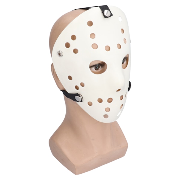 Hvid Hockeymaske Grusom Skræmmende Halloween Maske Fest Kostume Cosplay Rekvisit til Voksne Børn