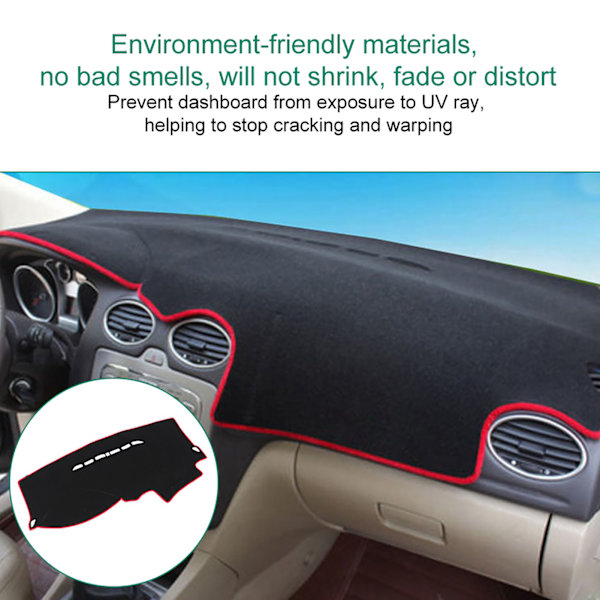 Auton kojelaudan valoalustan suojus Instrumentin tasomatto sopii Ford Focus 2005-2011