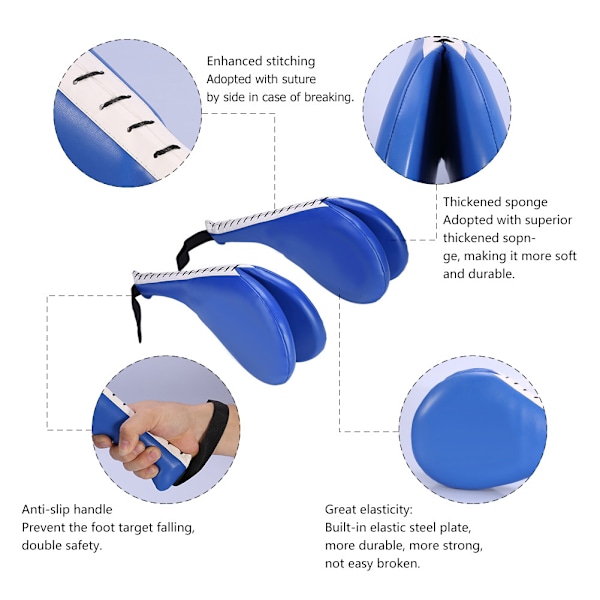 Taekwondo Double Kick Train Strike Pad Target Tae Kwon Do Karate Kickboksning