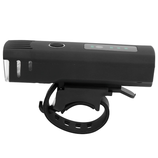 Cykellygte foran USB-opladning Vandtæt LED Cykel Forlygte Sort