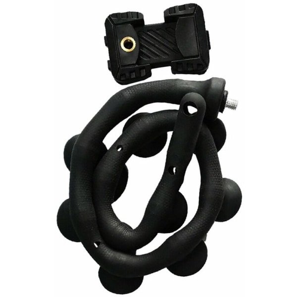 Söt Sloth-telefonhållare för skrivbord/säng/bil kompatibel med alla mobiltelefoner från 7,4 cm/2,9 tum till 10 cm/3,9 tum, modell: svart