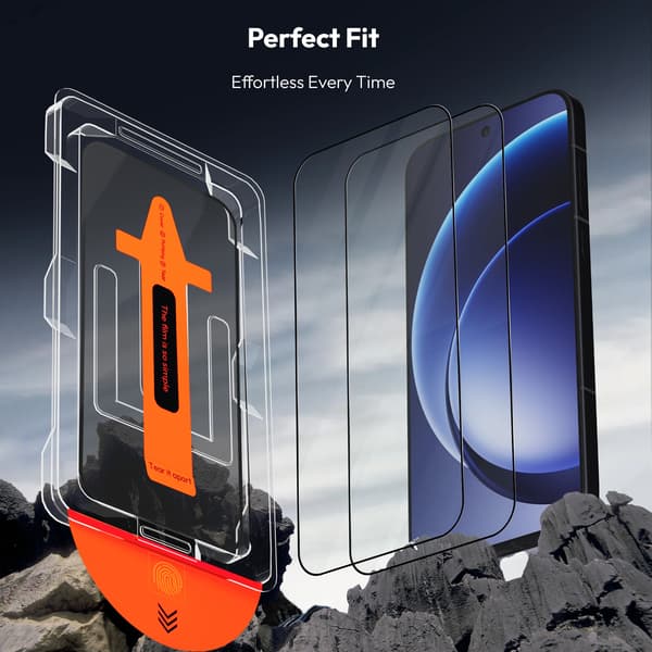 2-pack OnePlus 15 Skärmskydd - Härdat Glas | [Automatisk Installation] - Bubbelfritt