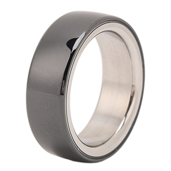 Smart Ring Vanntett Multifunksjonell Lett Sove Sports Monitor Fitness Ring for Menn Kvinner Trening Fritid Svart Størrelse 20