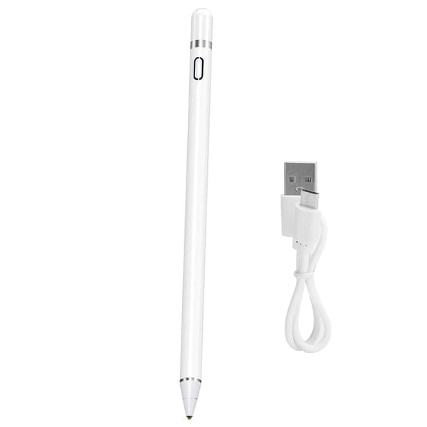 Tablet Stylus Elektronisk Skärm Intelligent Touch Pen för iPhone/Android/iPad 2015‑2017 Vit