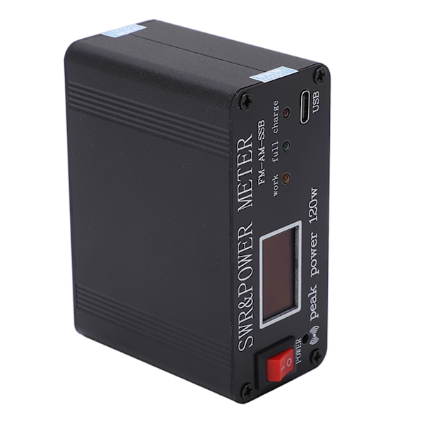 Shortwave Power Standing Wavemeter SWR och Power Meter Standing Wavemeter Aluminiumlegering