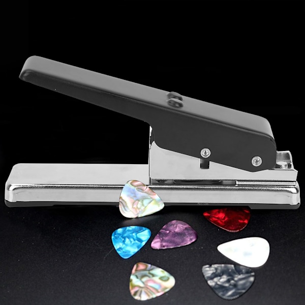 Gitarr bas Plectrum Pick Punch Metal Maker med 2 formar DIY Tool Tillbehör