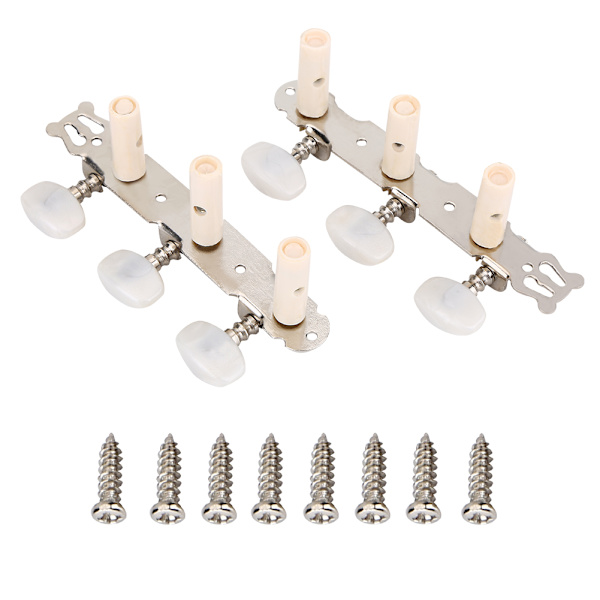 3R 3L Maskinhoder Strengstemme-knapper Metall Stemmer for Klassisk Gitar